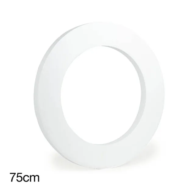 Polystyrene Wreath Round (75Dx5cm) 30" Styro