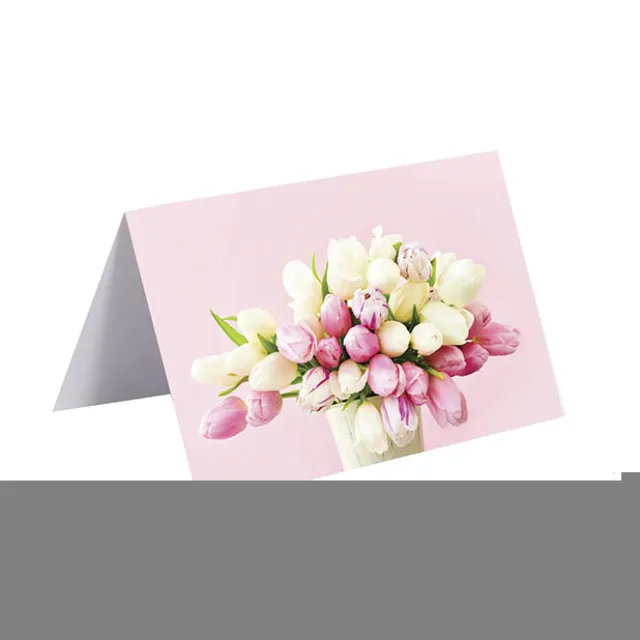 Gallery Gift Card & Envelope Tulip Bunch Pk25 (10x6.5cmH)