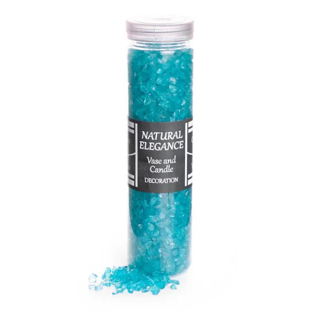 Crushed Glass Sand 2-5mm Ice Blue (650g Jar)