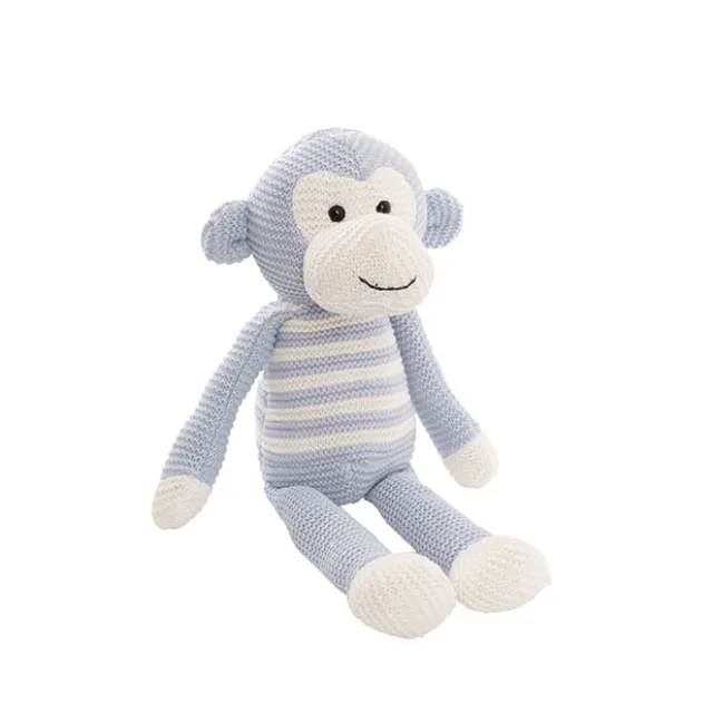 Monkey Louie Plush Soft Toy Baby Blue (40cmHT)