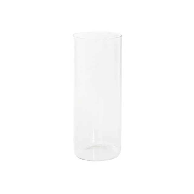 Glass Cylinder Floral Event Vase Clear (10Dx25cmH)