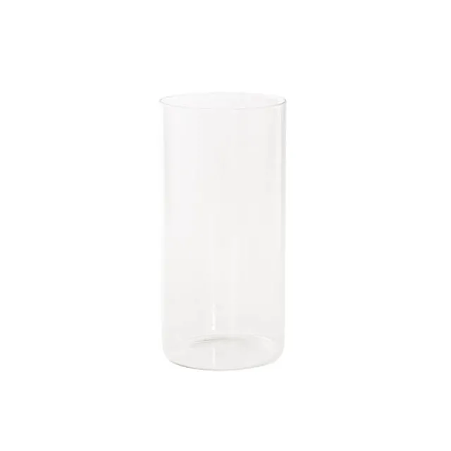 Glass Cylinder Floral Event Vase Clear (12Dx20cmH)