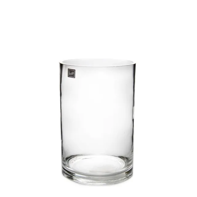 Glass Cylinder Vase Clear (15Dx25cmH)