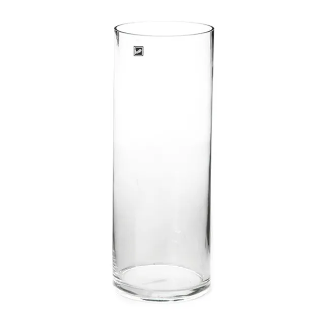 Glass Cylinder Vase Tall Clear (15Dx50cmH)