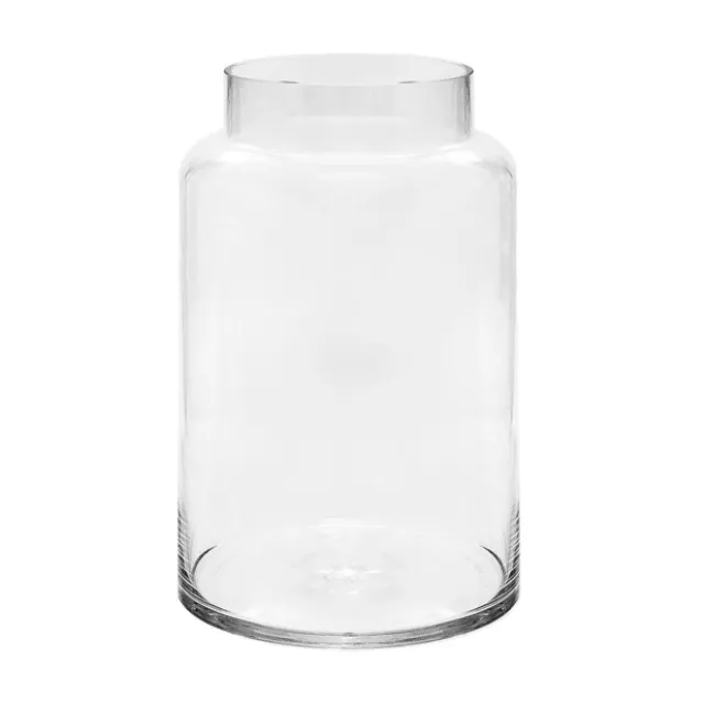 Glass Dimi Squat Dome Vase Clear (13TDx18BDx25cmH)