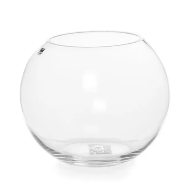 Glass Fish Bowl 22cm Clear (14TDx22Dx19cmH)