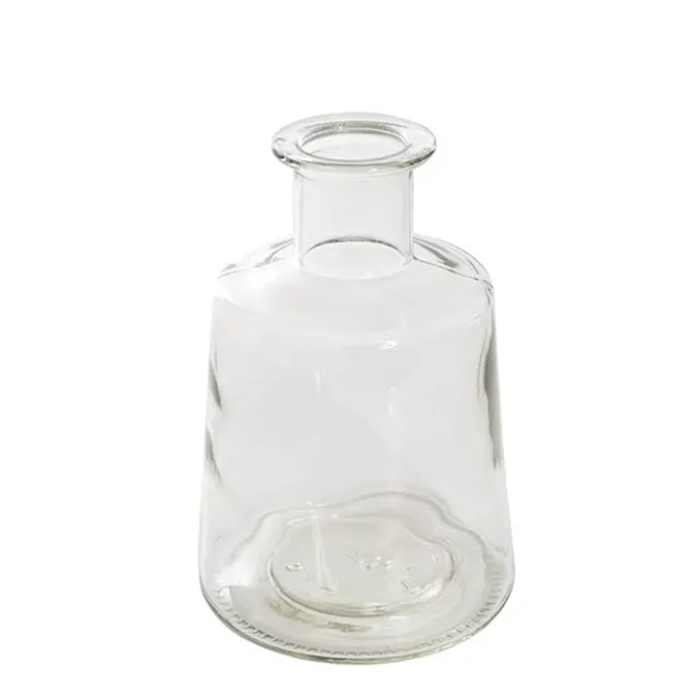 Glass Habitat Bottle Vase Clear (11.5x17cmH)