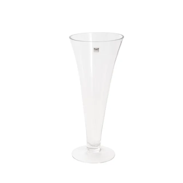 Glass Julep Vase Clear (13Dx30cmH)