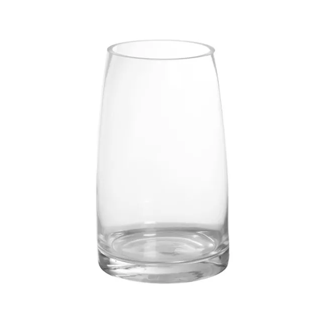 Glass Torpedo Sturdy Vase Clear (12Tx15Bx25cmH)