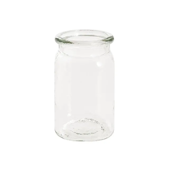 Glass Valley Jar Large Clear (9.5x16.5cmH)