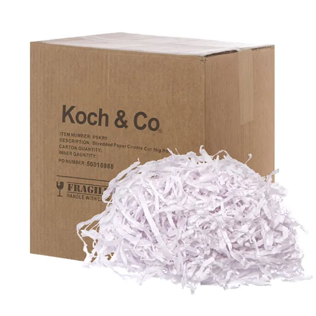 Shredded Paper Filler Food Grade 3mm White 1kg Box