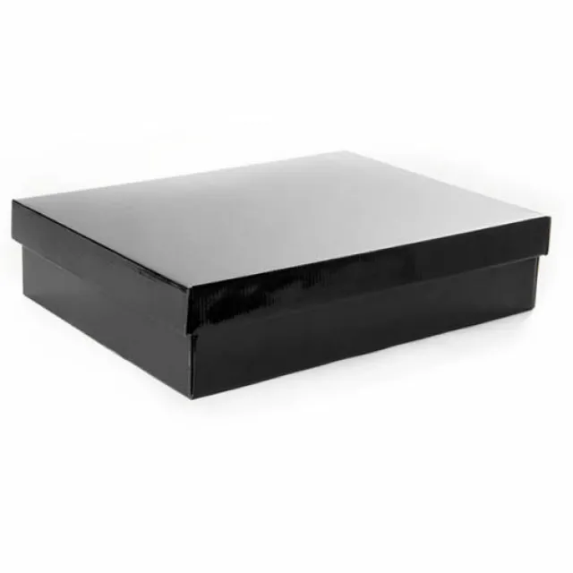 Gourmet Box Rectangle Large Black (40x30x9cmH)