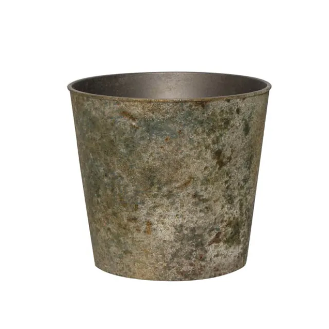 Flora Atlantis Pot Round (17Dx15.5cmH) Moss