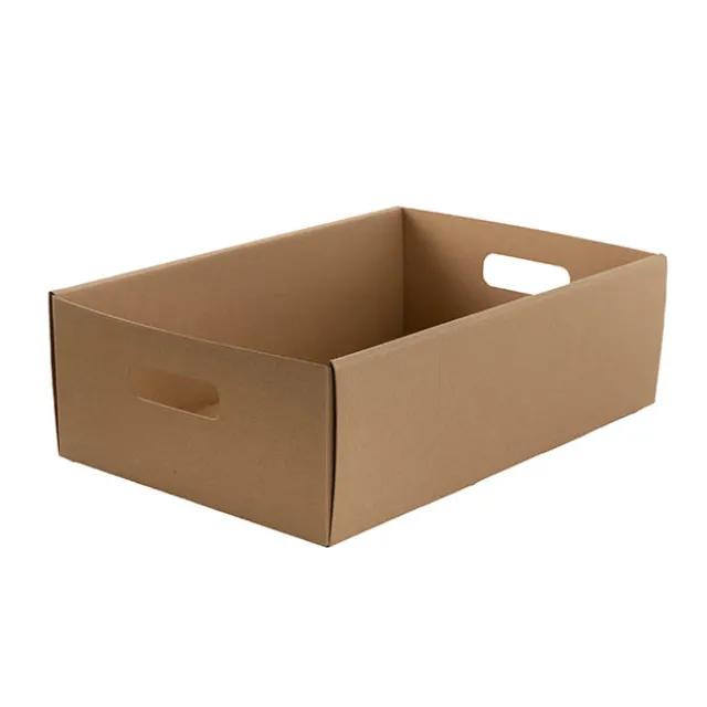 Hamper Catering Tray Flat Pack Large Brown (45x30x14Hcm)