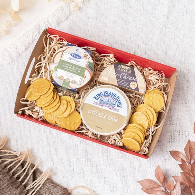 Hamper Tray Flat Pack Large Red (45x30x9cmH)