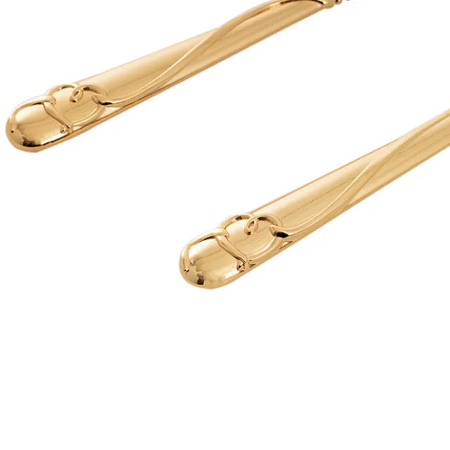 Heart Design Cake Knife Set Gold (23Wx340mmL & 73Wx275mmL)