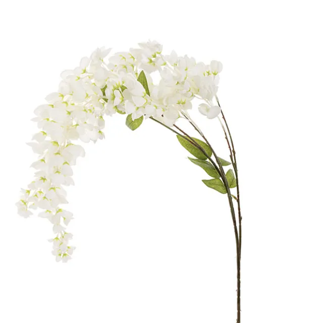 Wisteria Spray x 6 Sprays White (100cmH)