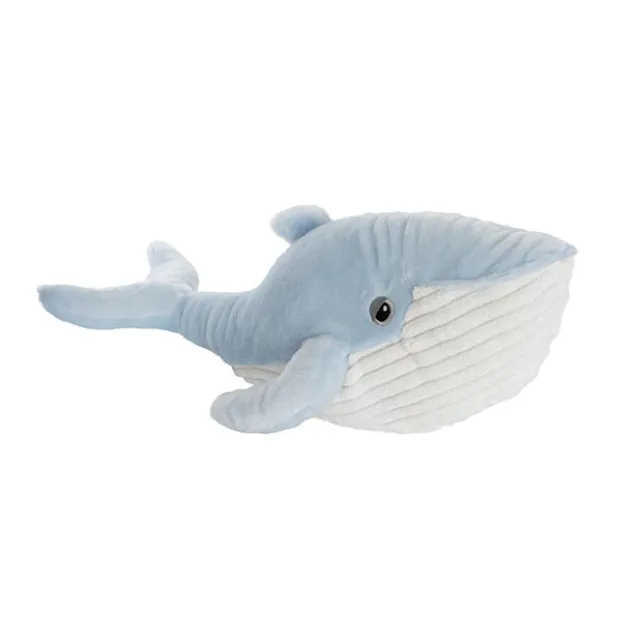 Humpback Whale Splash Plush Soft Toy Soft Blue (45Lx15cmHT)