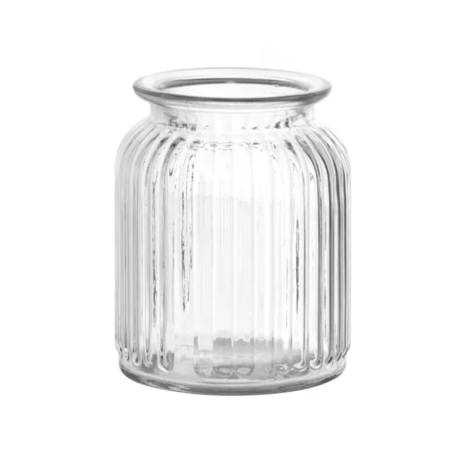 Hurricane Glass Jar Clear Medium (11Dx15cmH)