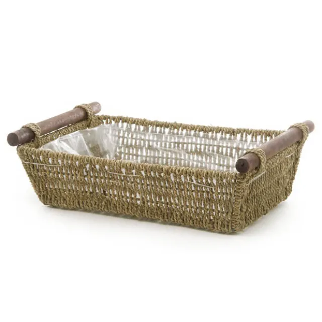 Seagrass Tray Rectangle Medium Natural (38x28x10cmH)