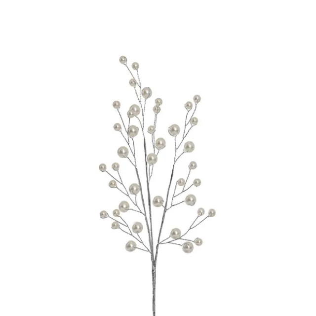 Ivory Pearl Pick Silver (31cmH)