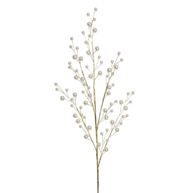 Ivory Pearl Spray Gold (70cmH)