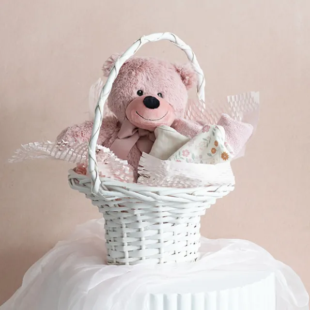 Jelly Bean Teddy Bear Dusty Pink (20cmST)