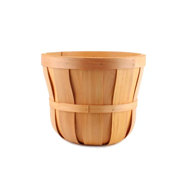 Woven Barrel Planter Natural (30x25cmH)