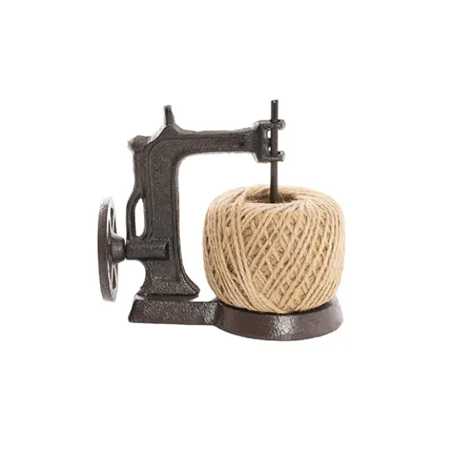 Jute String Ornamental Holder Sewing Machine (16x14.5cmH)