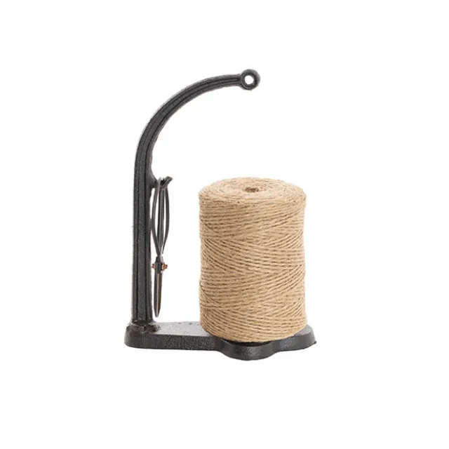 Jute String Ornamental Holder with Scissors (17.5x25cmH)