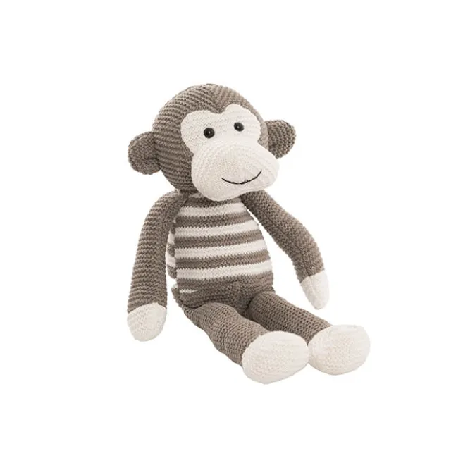 Monkey Louie Plush Soft Toy Brown (40cmHT)