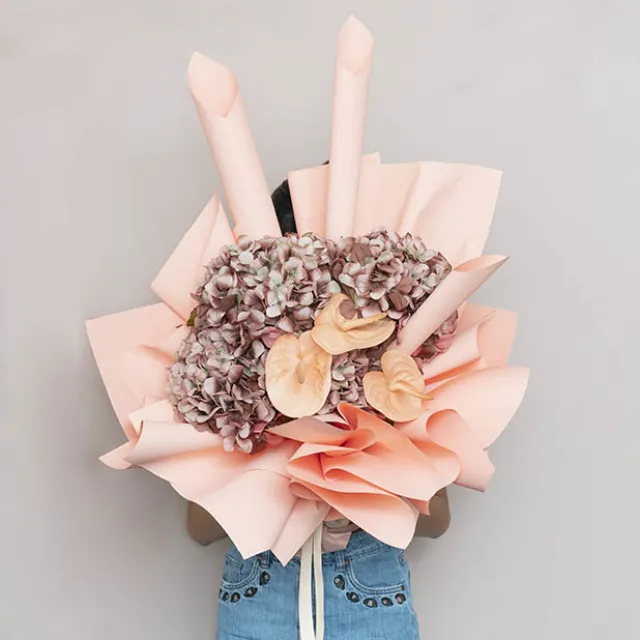 Kraft Paper Coloured 80gsm Peachy Keen Pack 100 (50x70cm)