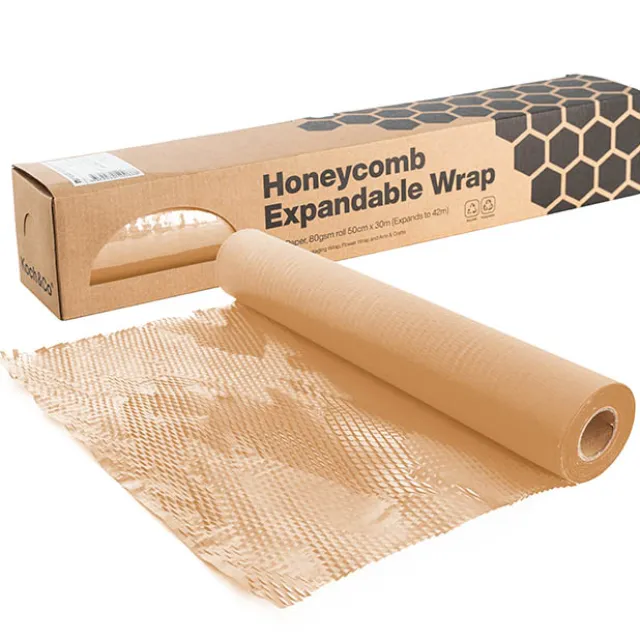 Kraft Paper Honeycomb Expandable Roll Brown (50cmx30m)