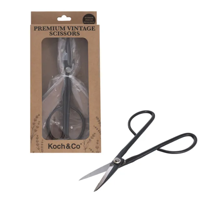 Vintage Bonsai Steel Long Handle Trimming Scissors (205mm)