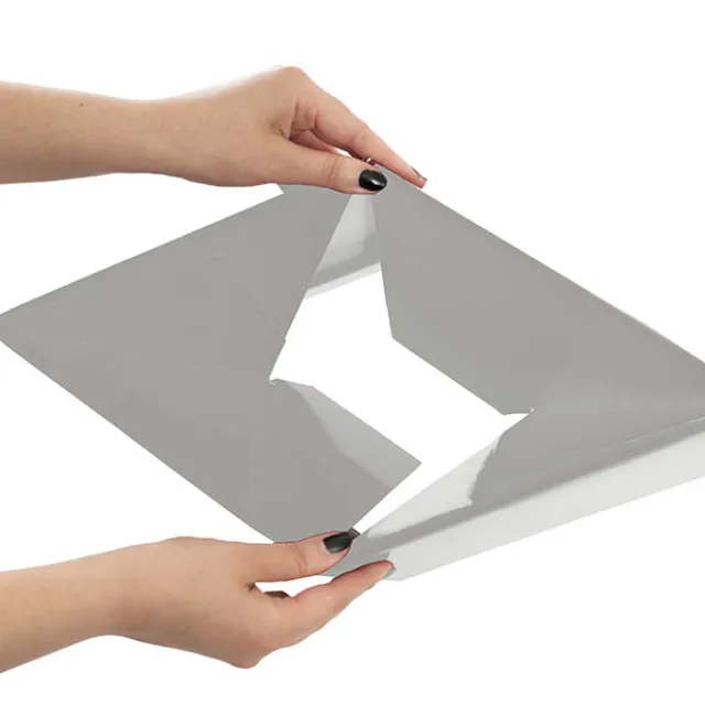 Large Posy Box Autolock Base Pack 10 Silver (22x14cmH)