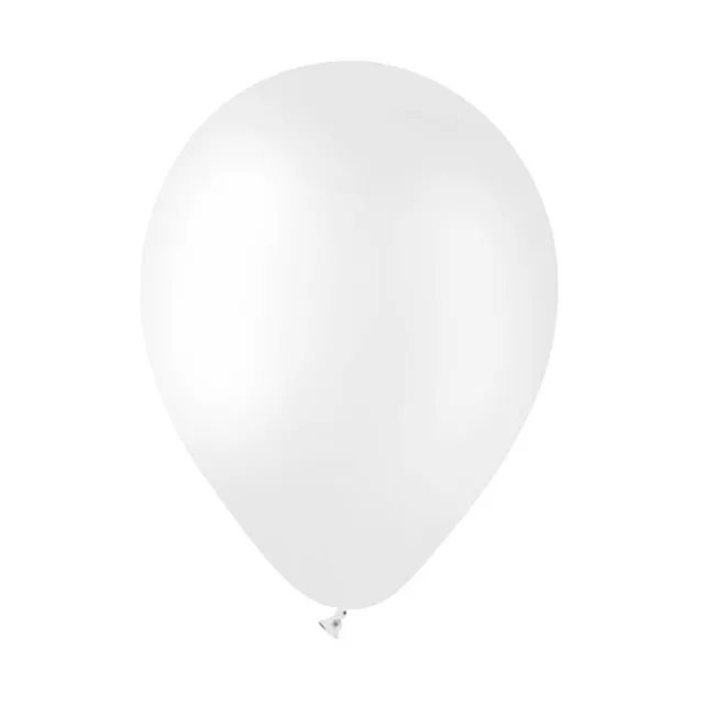 Latex Balloon 12" Pack 36 Standard White (30.5cmD)