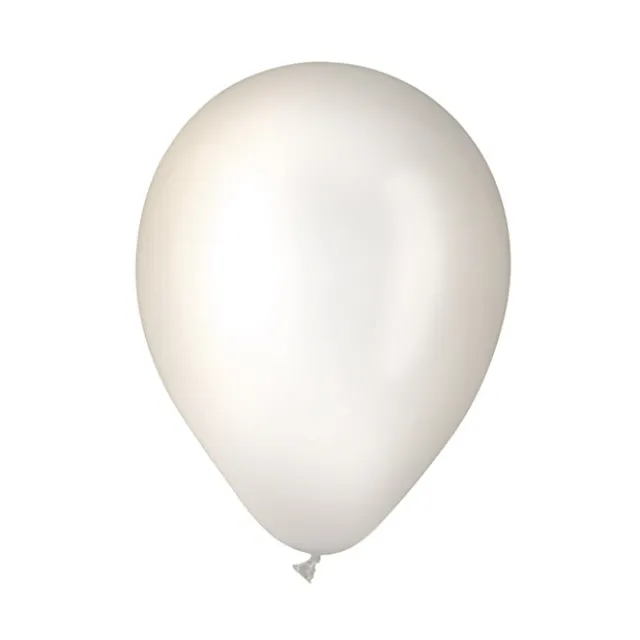 Latex Balloon 12" Pack 36 Pearl Clear (30.5cmD)