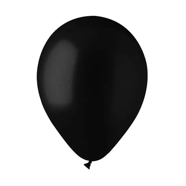 Latex Balloon 12" Pack 36 Pearl Black (30.5cmD)