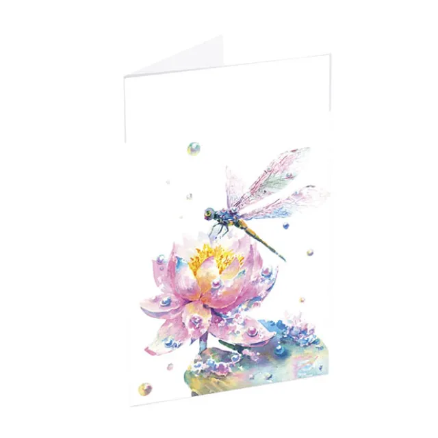Classic Gift Card & Envelope Dragonfly Pk25 (6.5x10cmH)