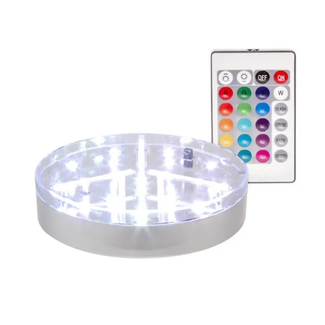 Illuminating LED Centrepiece Decoration Remote Control 15cmD