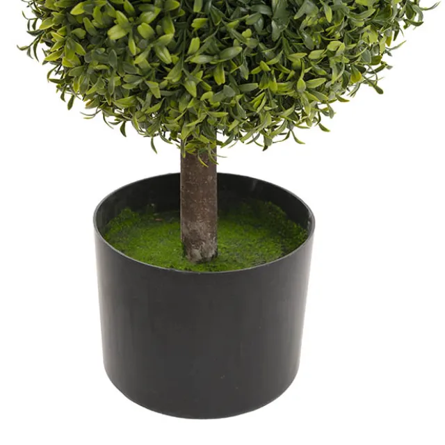 Topiary Tree 3 Ball Faux Boxwood UV Resistant Green (120cmH)