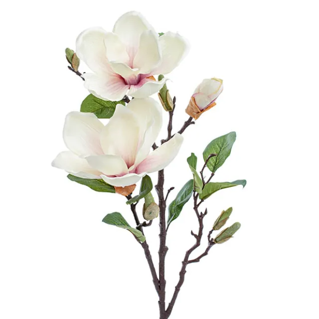Magnolia Open Flower Spray with Bud Light Pink (71cmH)