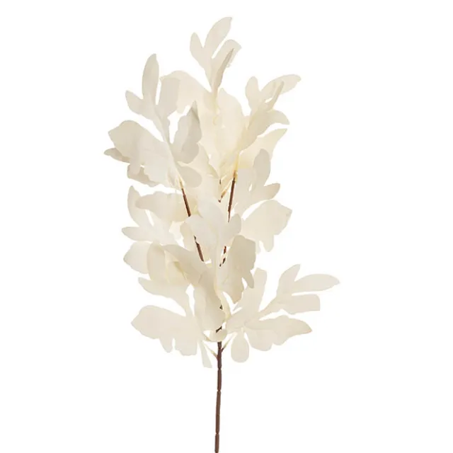 Maple Leaf Spray Off White (80cmH)