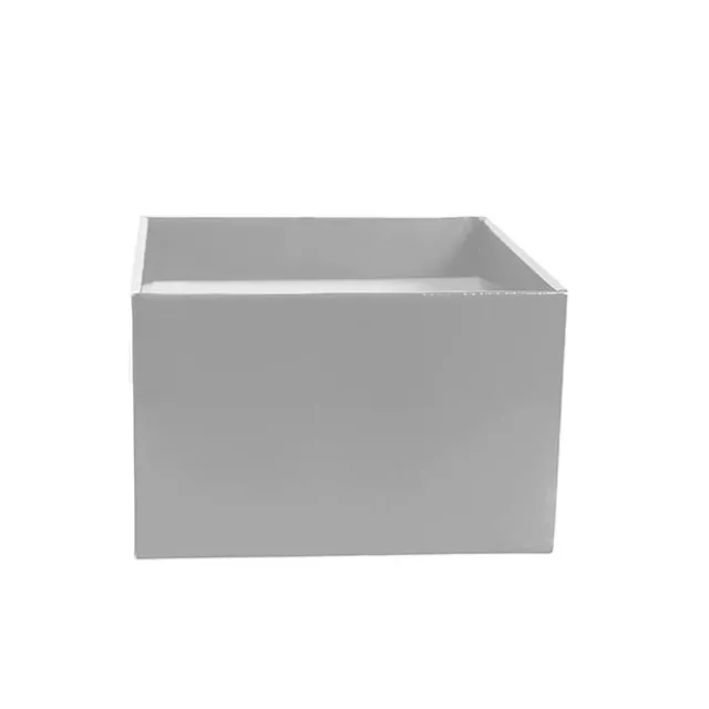 Medium No.6 Posy Box Autolock Base Pk10 Silver (16x12cmH)