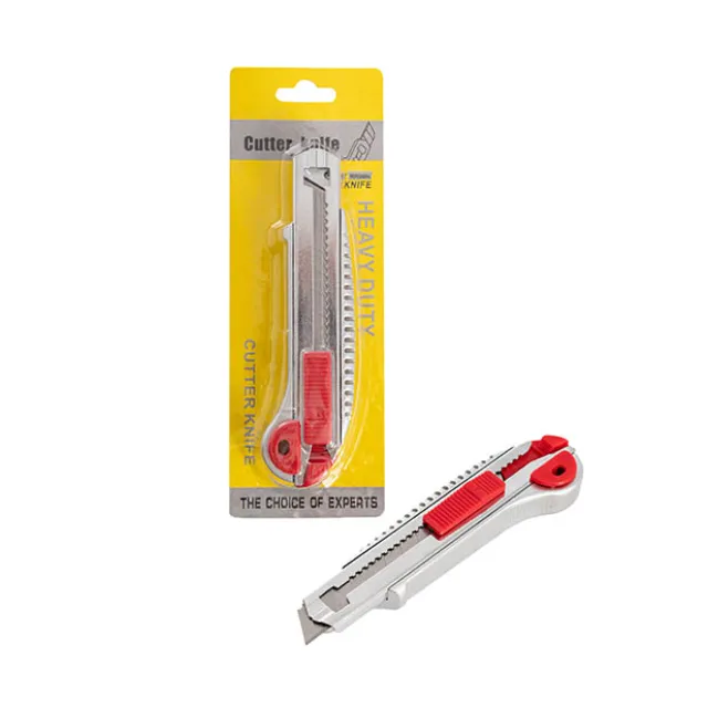 Metal Standard Utility Packing Knife With 5 Blades (16cm)