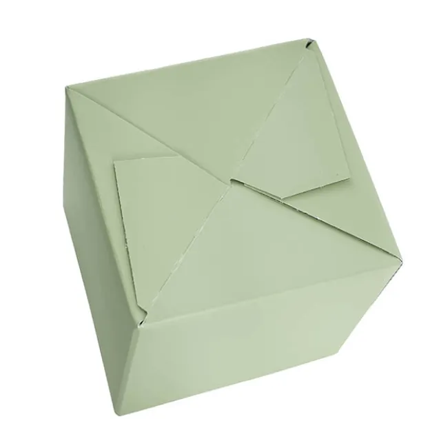 Mini Posy Box Matte Autolock Base Pk25 EarthGreen (13x12cmH)