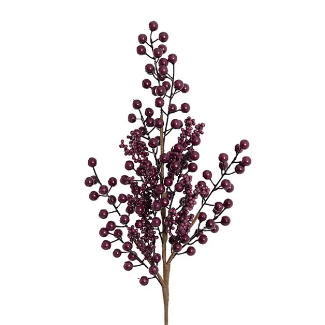 Mixed Berry Spray Soft Plum (69cmH)