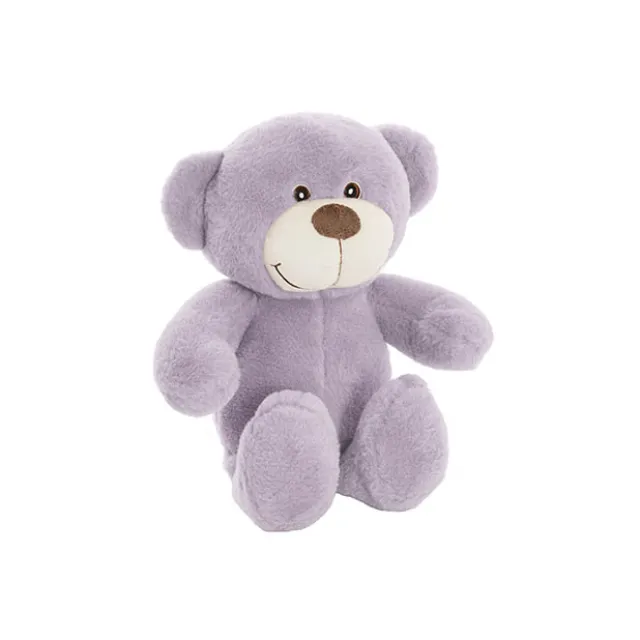 Mr Snuggles Plush Teddy Bear Dusty Lavender (25cmST)
