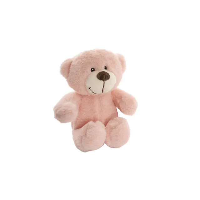 Mr Snuggles Plush Teddy Bear Pastel Peach (15cmST)
