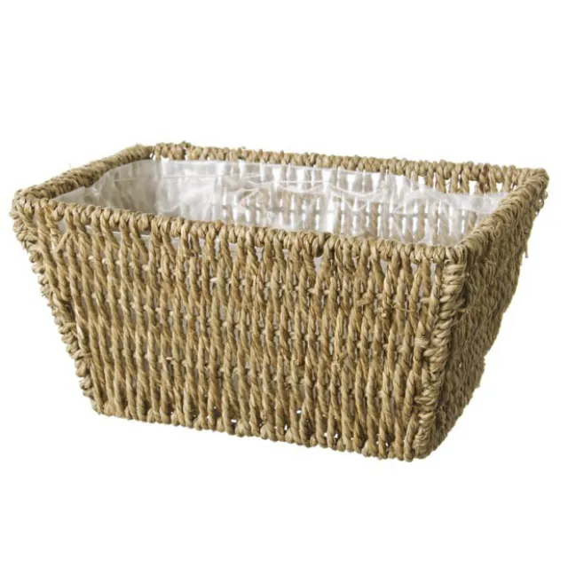 Seagrass Planter Rectangle Natural (23x15x12cmH)